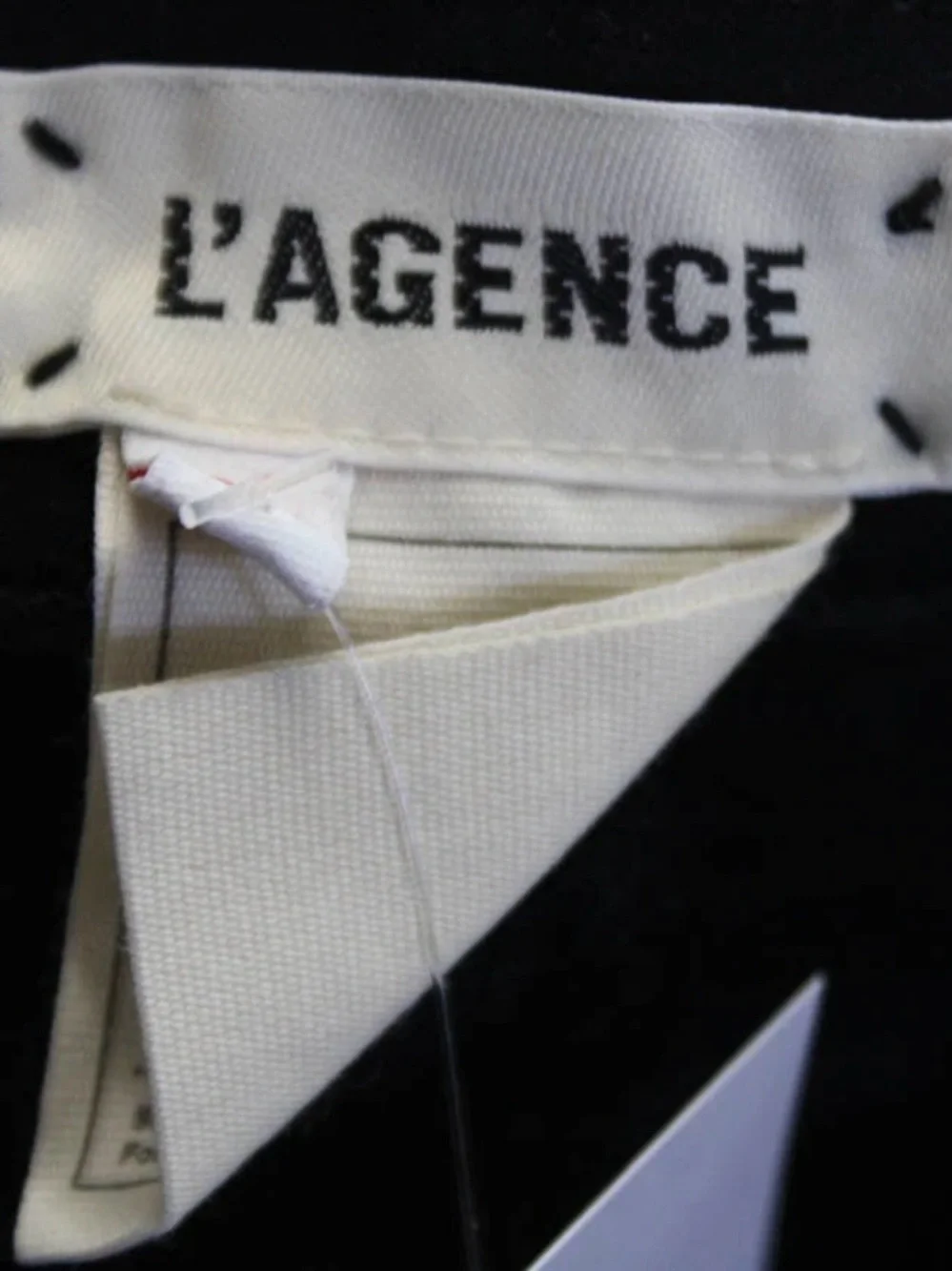 L’Agence Margot Coated Crop Skinny Jean in Black Size 27 ‘Super Stretch’